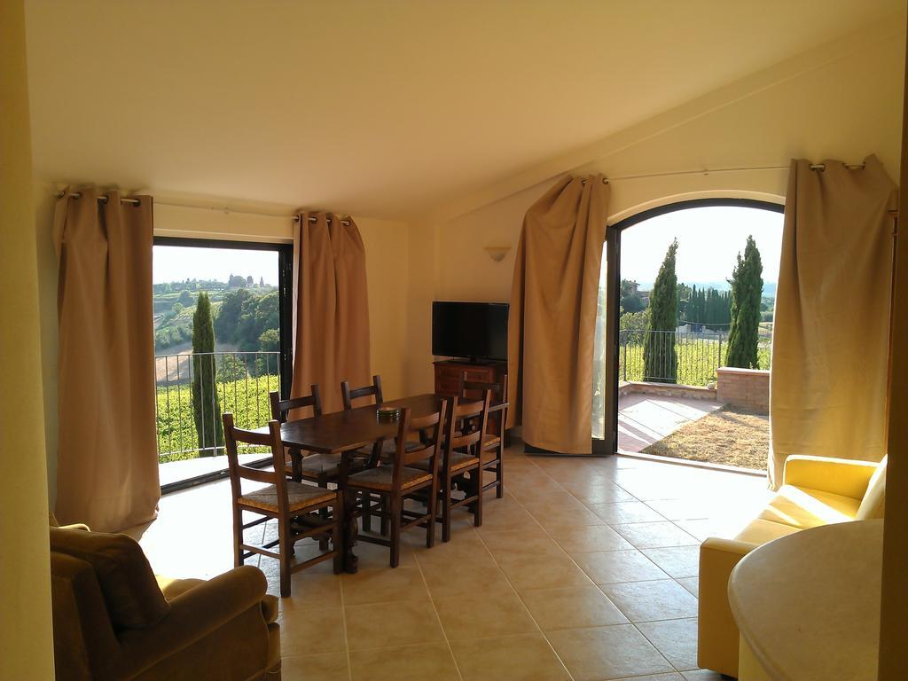 Il Crinale Apartment San Gimignano Dış mekan fotoğraf